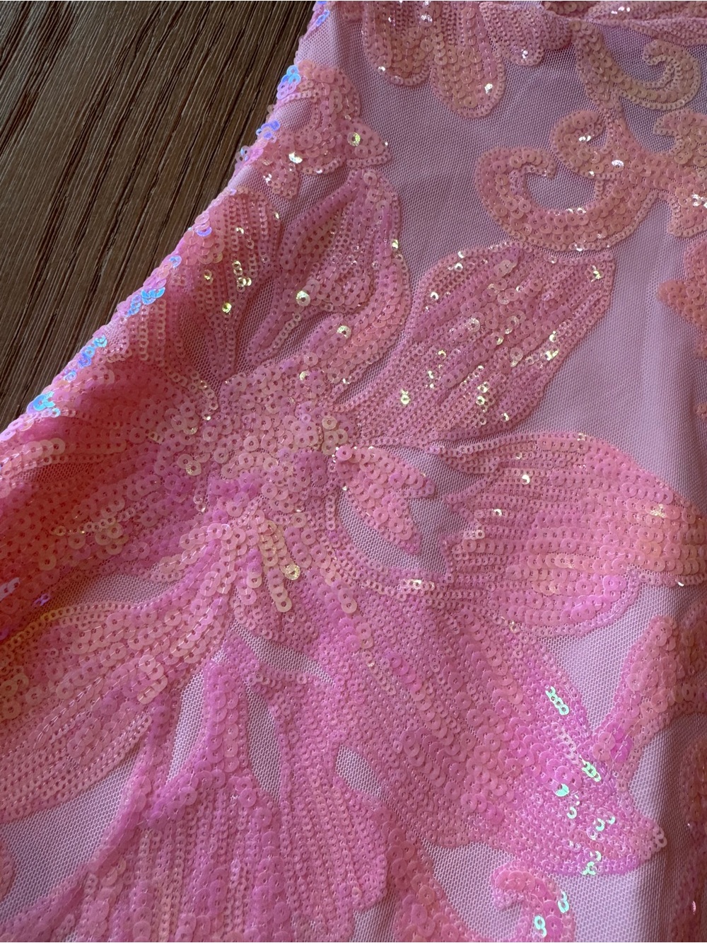 Lulus Sosie Light Pink Sequin Halter Mini Dress - Picture 5 of 8